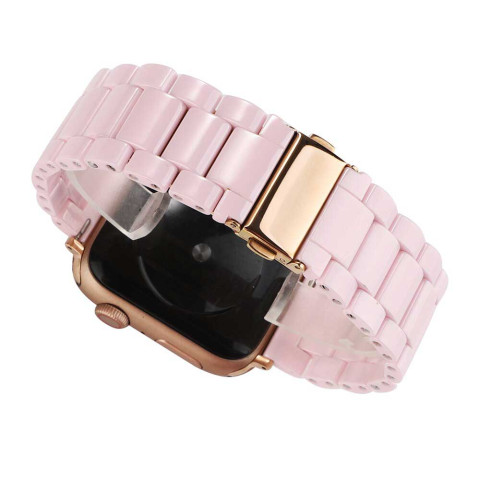 Ремешок для Apple watch 42/44/45mm Ceramic type 3 Pink